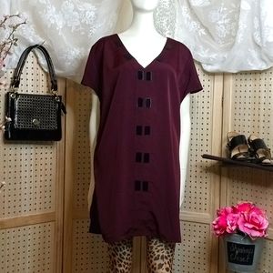 Plum Designer Dress